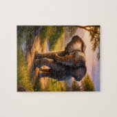 Realistisch Dieren Kunst Puzzel (Horizontaal)