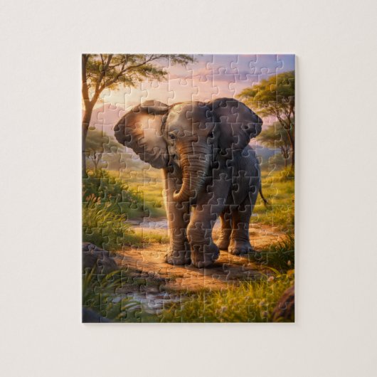 Realistisch Dieren Kunst Puzzel (Verticaal)