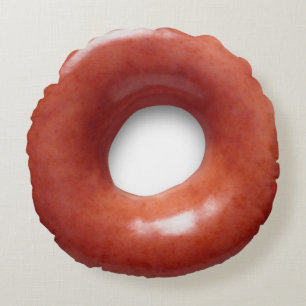 Realistisch Donut Pillow Rond Kussen