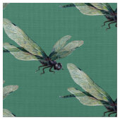 Realistisch dragonfly Polyester Poplin Fabric Stof (Close Up)