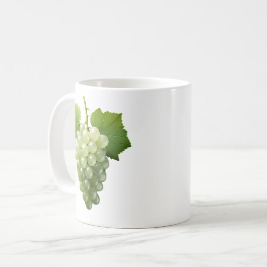 realistisch druivenras koffiemok (Voorkant links)