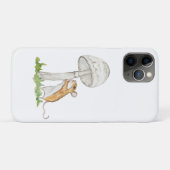 Realistisch een grappige veldmuis en paddenstoel Case-Mate iPhone case (Achterkant (horizontaal))