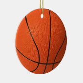 Realistisch en cool basketbal keramisch ornament (Rechts)