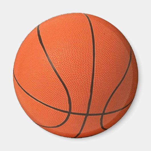 Realistisch en cool basketbal magneet (Voorkant)