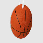 Realistisch en cool basketbal ornament (voorkant)