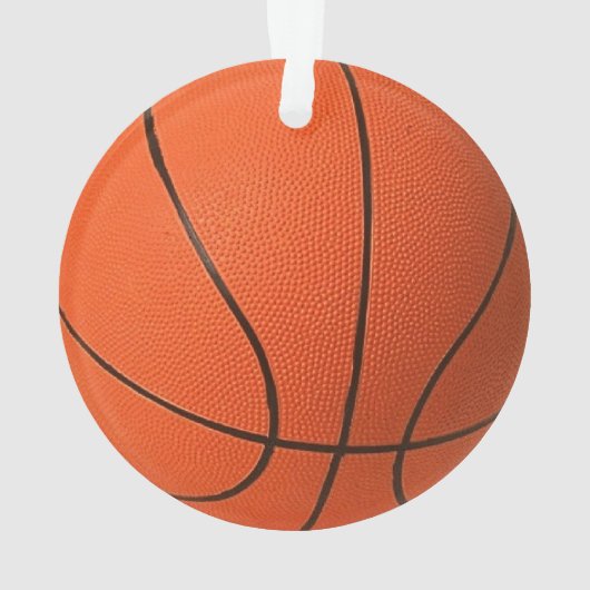 Realistisch en cool basketbal ornament (achterkant)