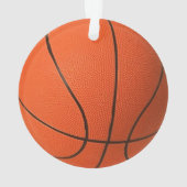 Realistisch en cool Basketball Ornament (achterkant)