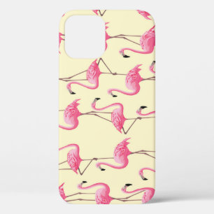 Realistisch Flamingo Vogel Verticaal Patroon Case-Mate iPhone Case