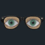 Realistisch Funny Human Eye Retro Zonnebril<br><div class="desc">Realistisch Funny Human Eye</div>