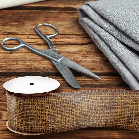 Realistisch gebrande textuur Eenvoudige afbeelding Satijnen Lint