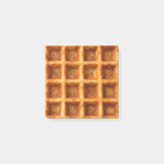 Realistisch Gebruind Vierkant Wafelmotief Post-it® Notes