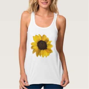 Realistisch geel schilderij tanktop