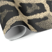 Realistisch gepard, luipaard pelpatroon, wilde die cadeaupapier (Rol Hoek)