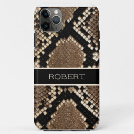 Realistisch getextureerde slangenhuidafdruk Case-Mate iPhone case