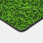 Realistisch grass fototextuur Funny Bright Green Bureaumat (Hoek)