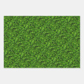 Realistisch grass fototextuur Funny Bright Green Inpakpapier Vel (Voorkant 2)
