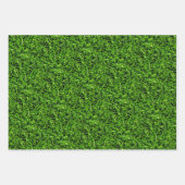 Realistisch grass fototextuur Funny Bright Green Inpakpapier Vel (Voorkant)