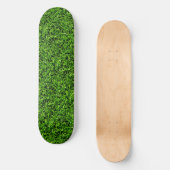 Realistisch grass fototextuur Funny Bright Green Persoonlijk Skateboard (Voorkant)
