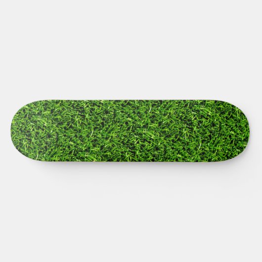 Realistisch grass fototextuur Funny Bright Green Persoonlijk Skateboard (Horizontaal)