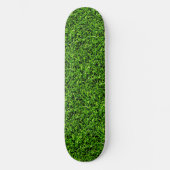 Realistisch grass fototextuur Funny Bright Green Persoonlijk Skateboard (Voorkant)