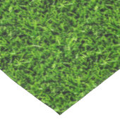 Realistisch grass fototextuur Funny Bright Green Tafelkleed (Gekanteld)