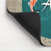 Realistisch-groene Japanse Koi Fish Pond Muismat (Hoek)