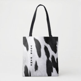 Realistisch Holstein Koeienhuid Kijk Tote Bag