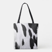 Realistisch Holstein Koeienhuid Kijk Tote Bag (Achterkant)