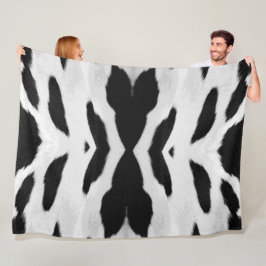 Realistisch Holstein Koeienhuid kijkt Grote Versie Fleece Deken