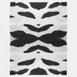 Realistisch Holstein Koeienhuid kijkt Grote Versie Fleece Deken