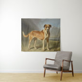 Realistisch Hondportret Kunst Wandkleed (In Situ (horizontaal))