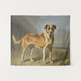 Realistisch Hondportret Kunst Wandkleed