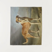 Realistisch Hondportret Kunst Wandkleed (Voorkant)