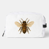 Realistisch honingbijenontwerp toilettasje (Achterkant)