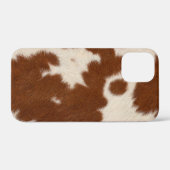Realistisch kalfslederpatroon Case-Mate iPhone case (Achterkant (horizontaal))