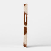 Realistisch kalfslederpatroon Case-Mate iPhone case (Achterkant / Rechts)