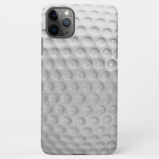 Realistisch kijkend Golfball Dimples Textielpatroo iPhone Hoesje (Achterkant)