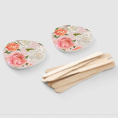 Realistisch kleurrijk lentevloerpatroon handwaaier (Niet-gemonteerd)