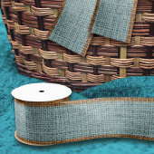 Realistisch lijnmateriaal Eenvoudige Rustic Sage G Satijnen Lint