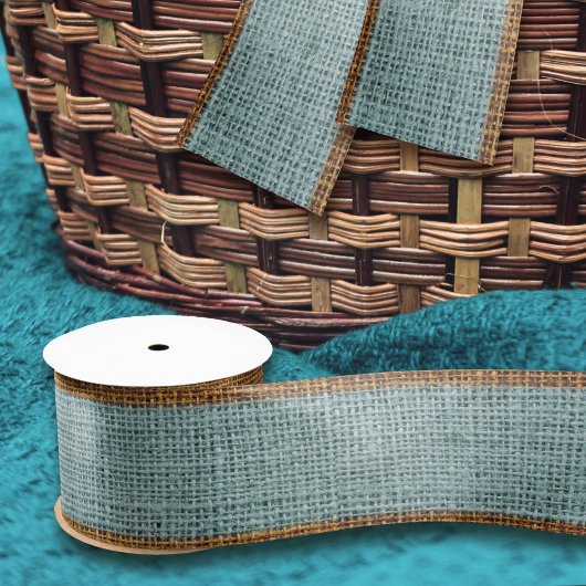 Realistisch lijnmateriaal Eenvoudige Rustic Sage G Satijnen Lint