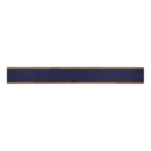Realistisch lijntextiel Eenvoudige rotsblauw Grosgrain Lint (Voorkant)