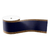 Realistisch lijntextiel Eenvoudige rotsblauw Grosgrain Lint (Spoel)