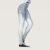 Realistisch liquide marmer met goud leggings (Rechts)