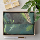 Realistisch luipaard in Oerwoud Animal Art Tissuepapier (Geschenk)