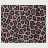 Realistisch luipaardpatroon, dierenbontthema, katt cadeaupapier (Vlak)
