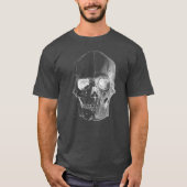 Realistisch Menselijk Schedel T-shirt (Voorkant)