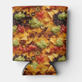 Realistisch Nacho Mexicaans eten Blikjeskoeler (Voorkant)