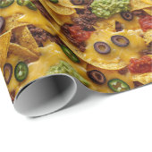Realistisch Nacho Mexicaans eten Cadeaupapier (Rol Hoek)