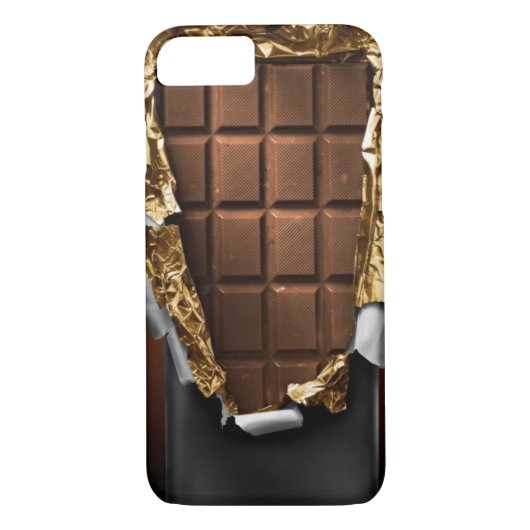 Realistisch niet-verpakt Chocolate Bar iPhone 7-ho Case-Mate iPhone Case (Achterkant)