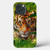 Realistisch Oerwoud Tiger Case-Mate iPhone Case (Achterkant)